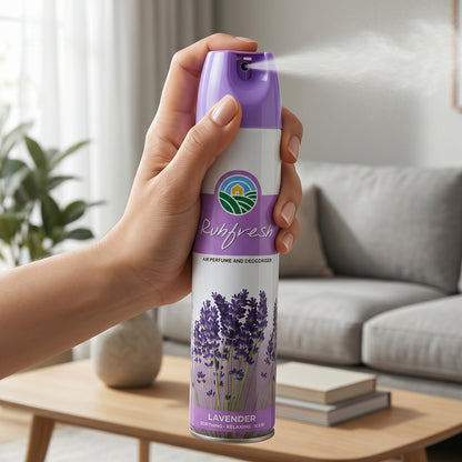 Lavender Air Freshener Spray compact bottle design