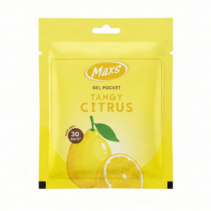 Maxs Marigold Gel Pocket Air Freshener for car and room freshness
