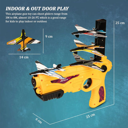 Airfighter Toy Plane Gun Set – Launch Gliders & Fun Games for Kids