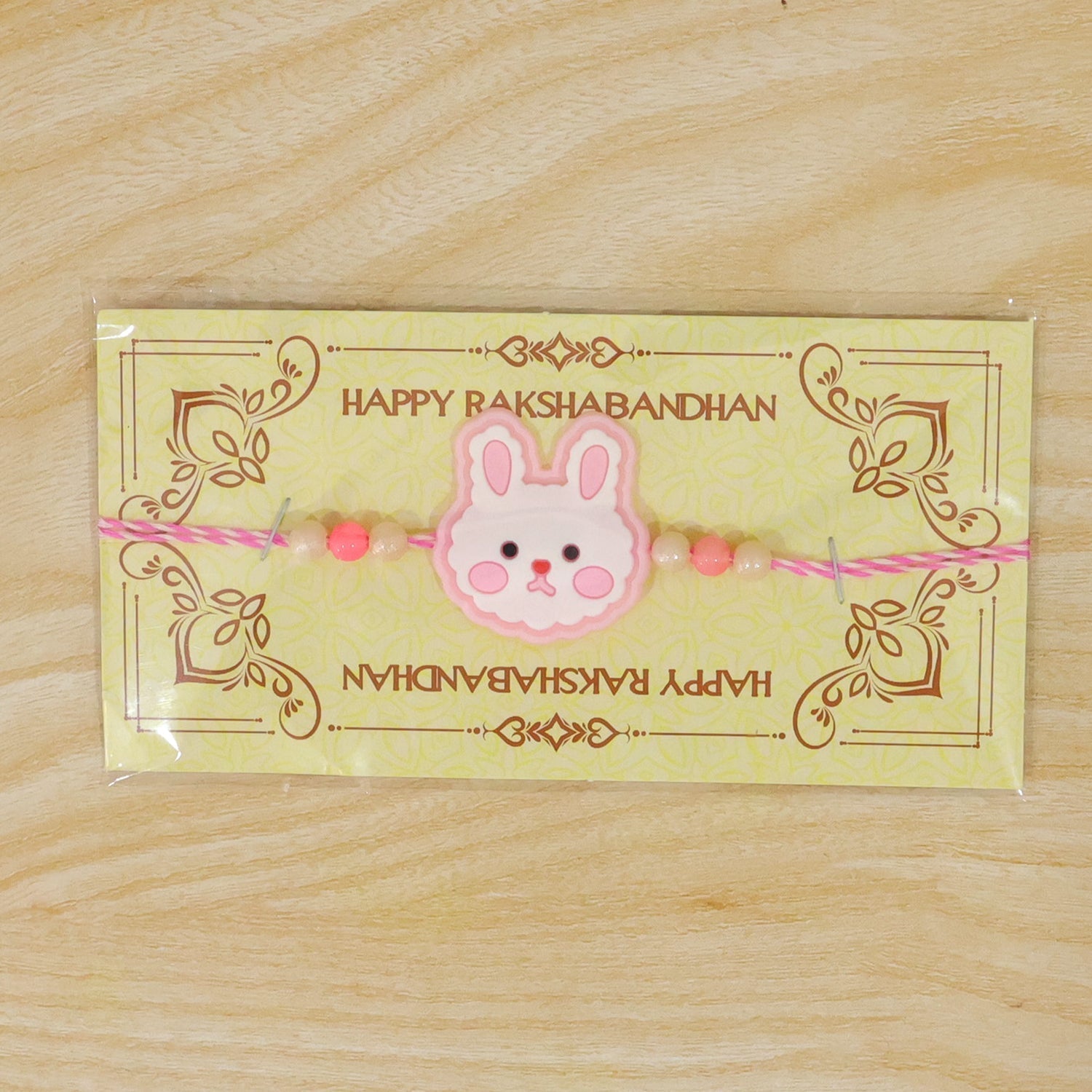 Bunny Character Kids Beaded Rakhi for Brother Designer Style (10pcs)