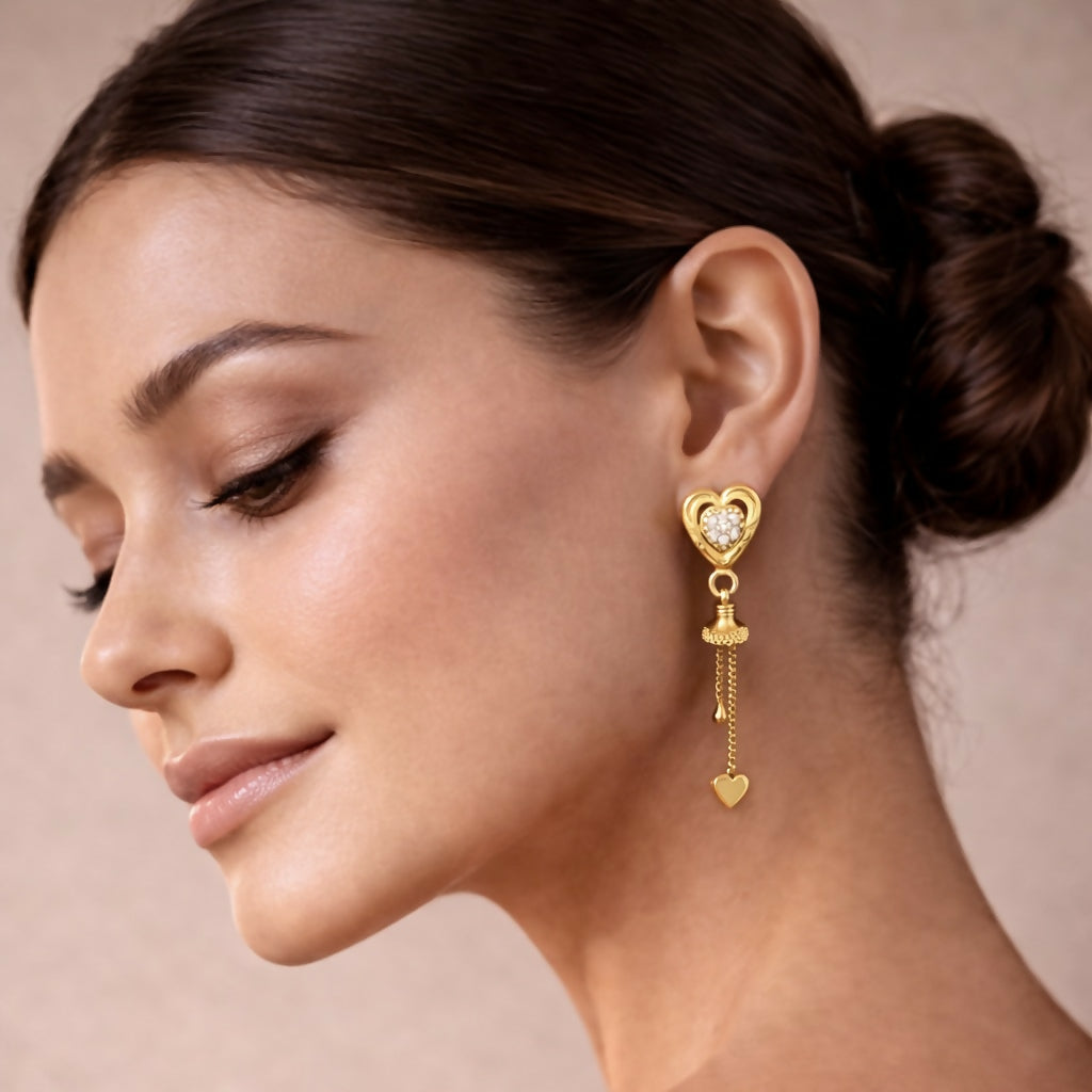 Subtle Shine Daily Wear Gold Earrings
