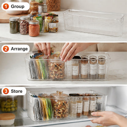Plastic Fridge Organizer Basket – Clear Storage Solution for Kitchen - usage guide