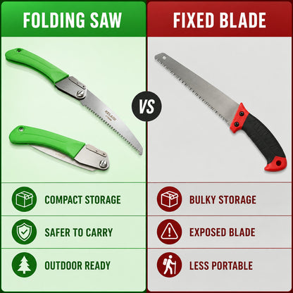 Folding Saw – Sharp 210mm Stainless Steel Blade for Pruning & Outdoor Use - product comparison