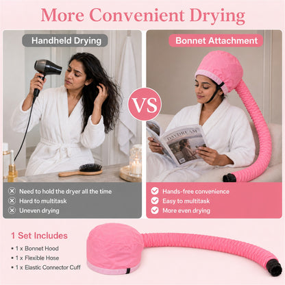 Soft Bonnet Hair Dryer Attachment – Hands-Free Styling & Deep Conditioning - product comparison