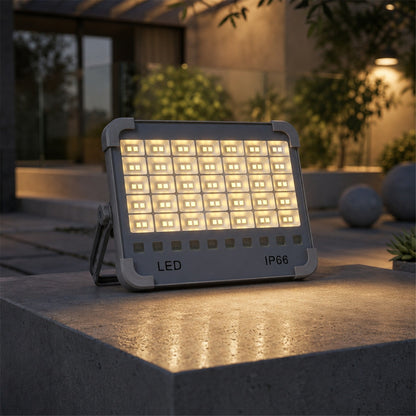 Solar USB Rechargeable LED Flood Light – Waterproof & Portable - lifestyle view