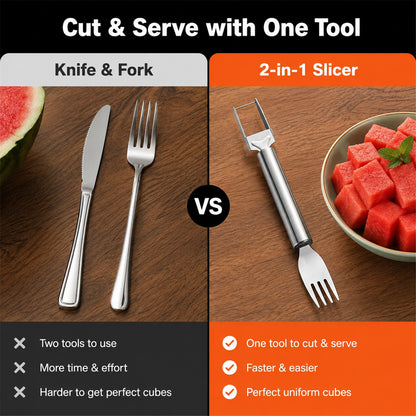 Watermelon Slicer – 2-in-1 Cutter & Server for Easy Fruit Prep - product comparison
