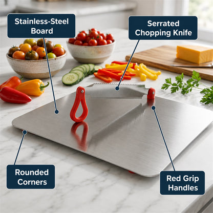 Stainless Steel Multipurpose Chopping Board – Hygienic & Durable for Kitchen - key features
