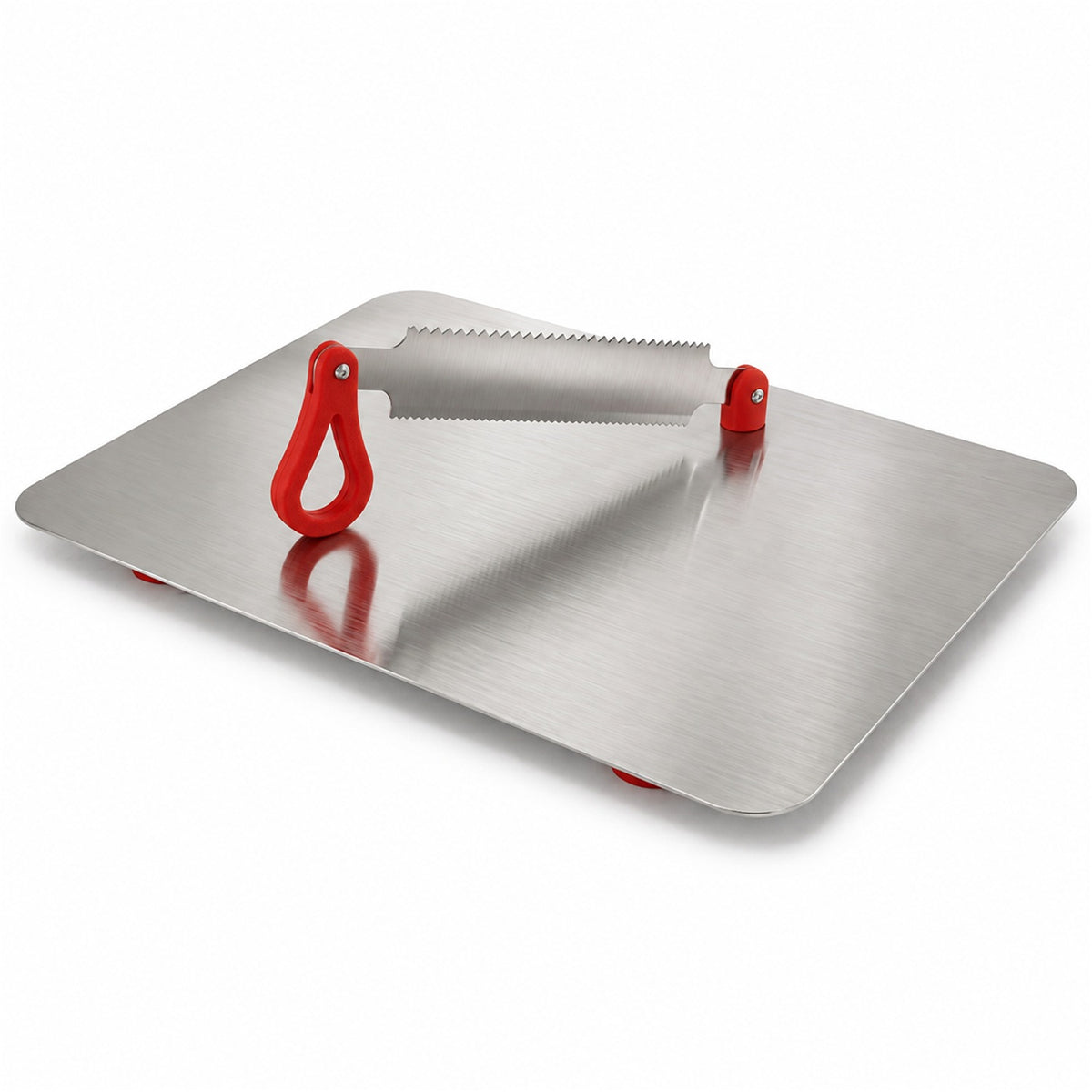 Stainless Steel Multipurpose Chopping Board – Hygienic & Durable for Kitchen - white background