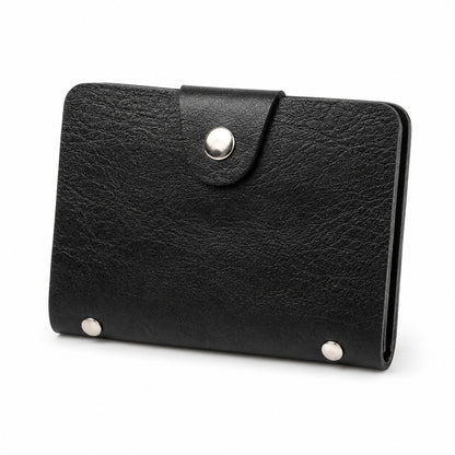 Card Holder Wallet – Slim, Durable PU Leather Organizer for Cards - white background