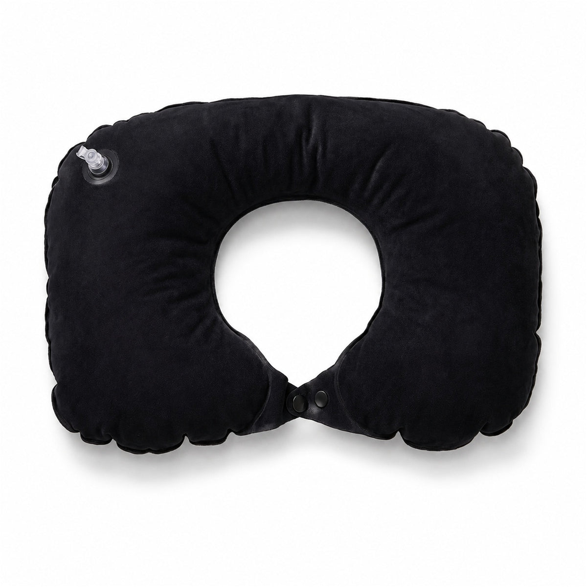 Inflatable Travel Neck Pillow – Soft, Portable & Self-Inflating Support - white background