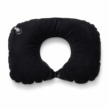 Inflatable Travel Neck Pillow – Soft, Portable & Self-Inflating Support - white background