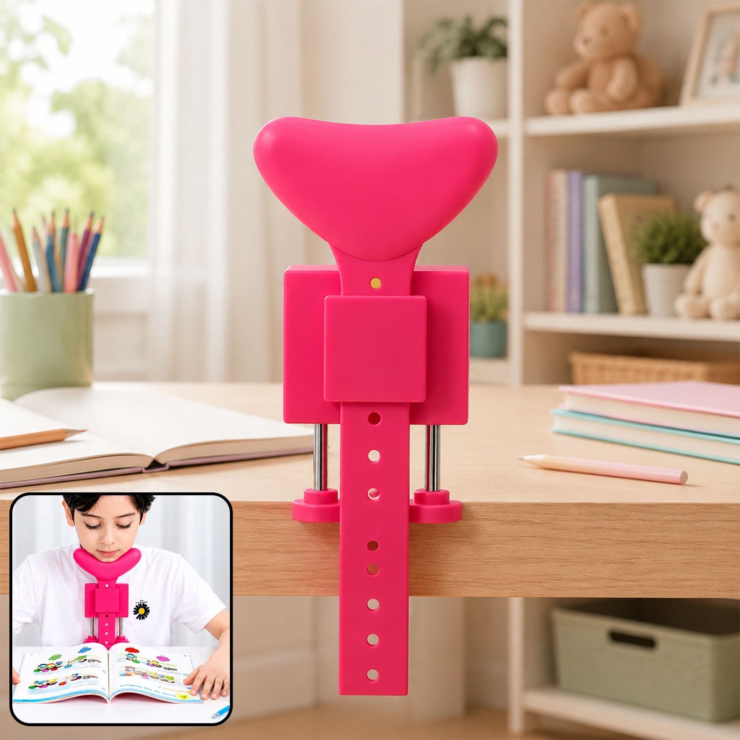 Kids Posture Corrector – Adjustable Support for Reading & Writing | CookAura