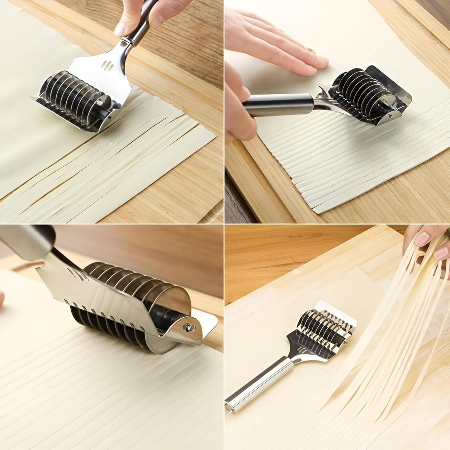 Manual Multi-Blade Dough Cutter Roller (1 Pc)