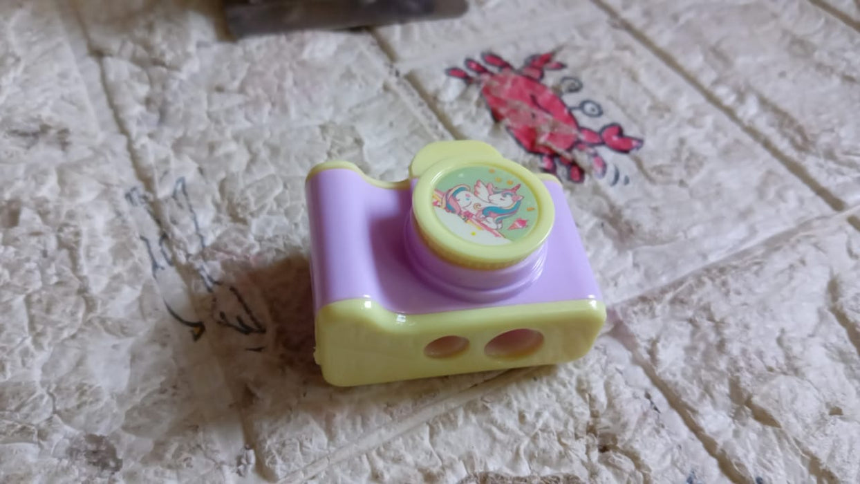 Buy Camera Shaped Pencil Sharpener | Perfect for Kids — DeoDap