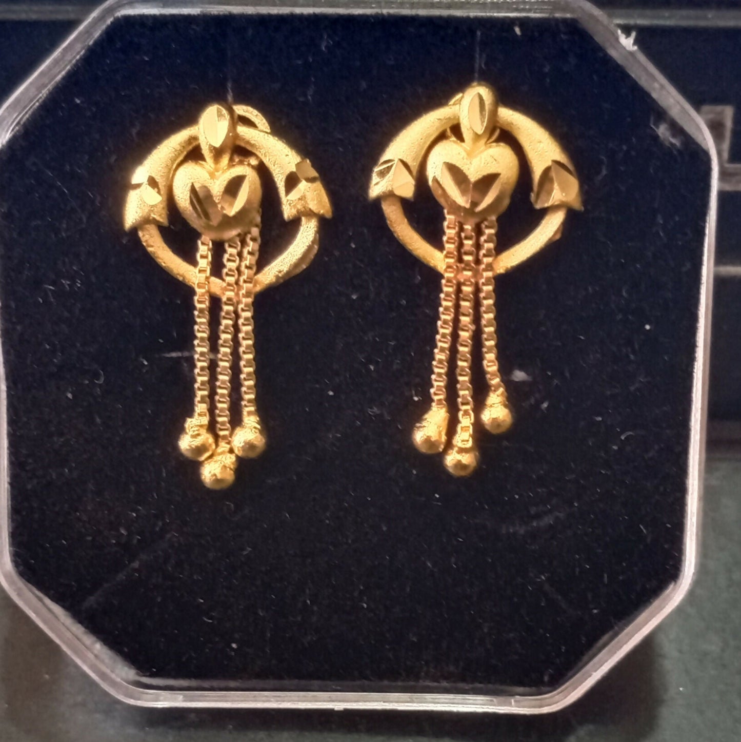 Elegant Golden Drop Earrings for Women & Girls | Lightweight Stylish Party Wear Earrings