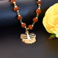 Rudraksha Mala with Tripunth Pendant – Spiritual Strength | BBJ