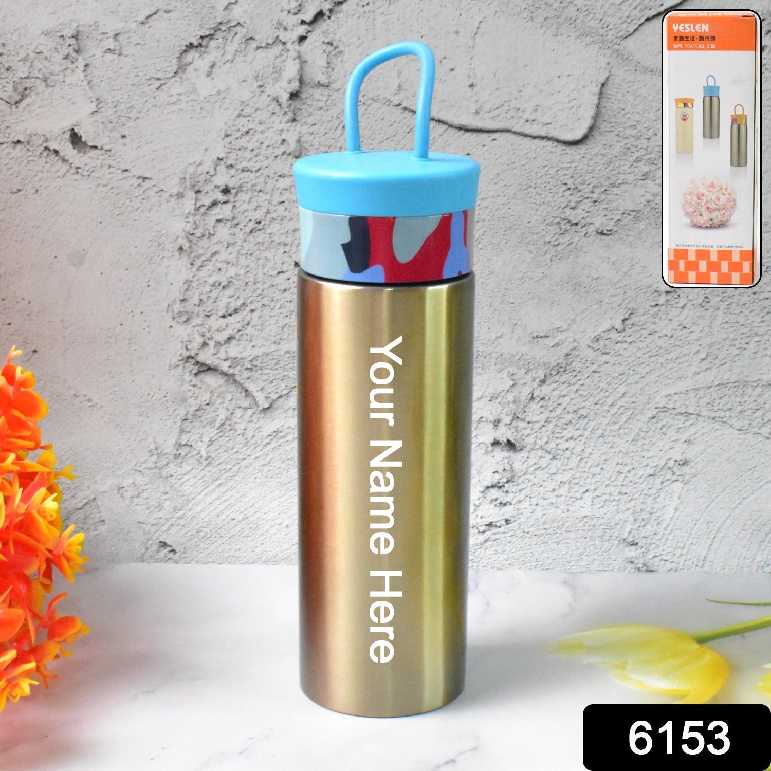 Customize / personalized Stainless Steel Double Wall Water Bottle (300ml)