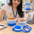 3-Layer Adjustable Insulated Tiffin Set - Leak-Proof Steel