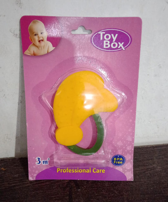 Baby Silicone Teether (1 Pc): Food Grade, Non-Toxic, Teething Relief (3 Months+)
