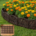 Decorative Garden Border Fence Set – 20 Interlocking Panels