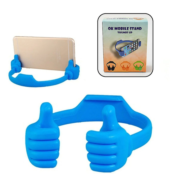 12845 Hand Shape Mobile Stand used in all kinds of places including household and offices as a mobile supporting stand (1 Pc / With Color Box) 