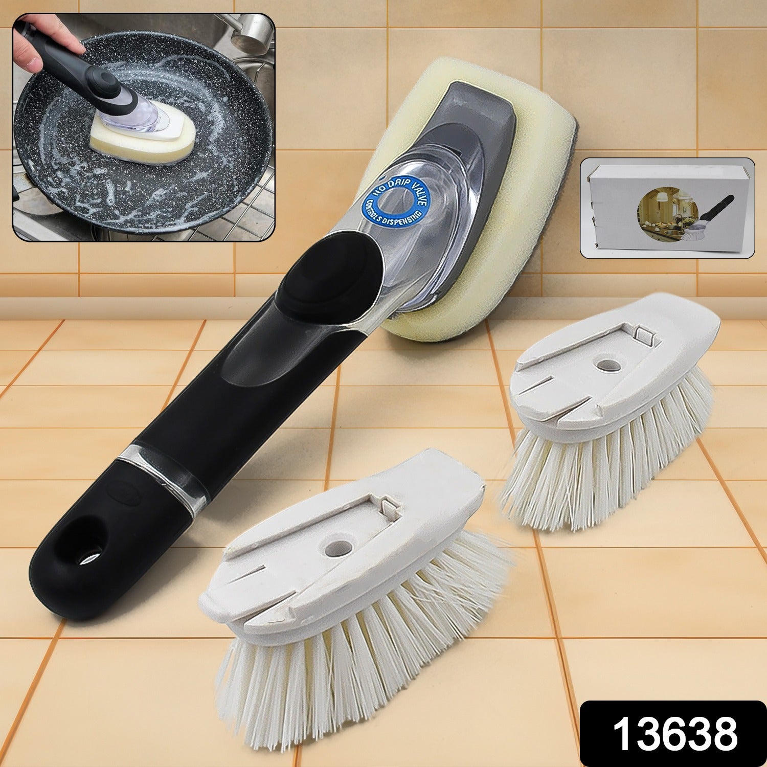 CleanSweep Soap Brush