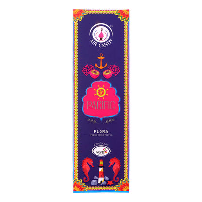 Pacific Flora Incense Sticks with Long Lasting Fragrance and Refreshing Aroma