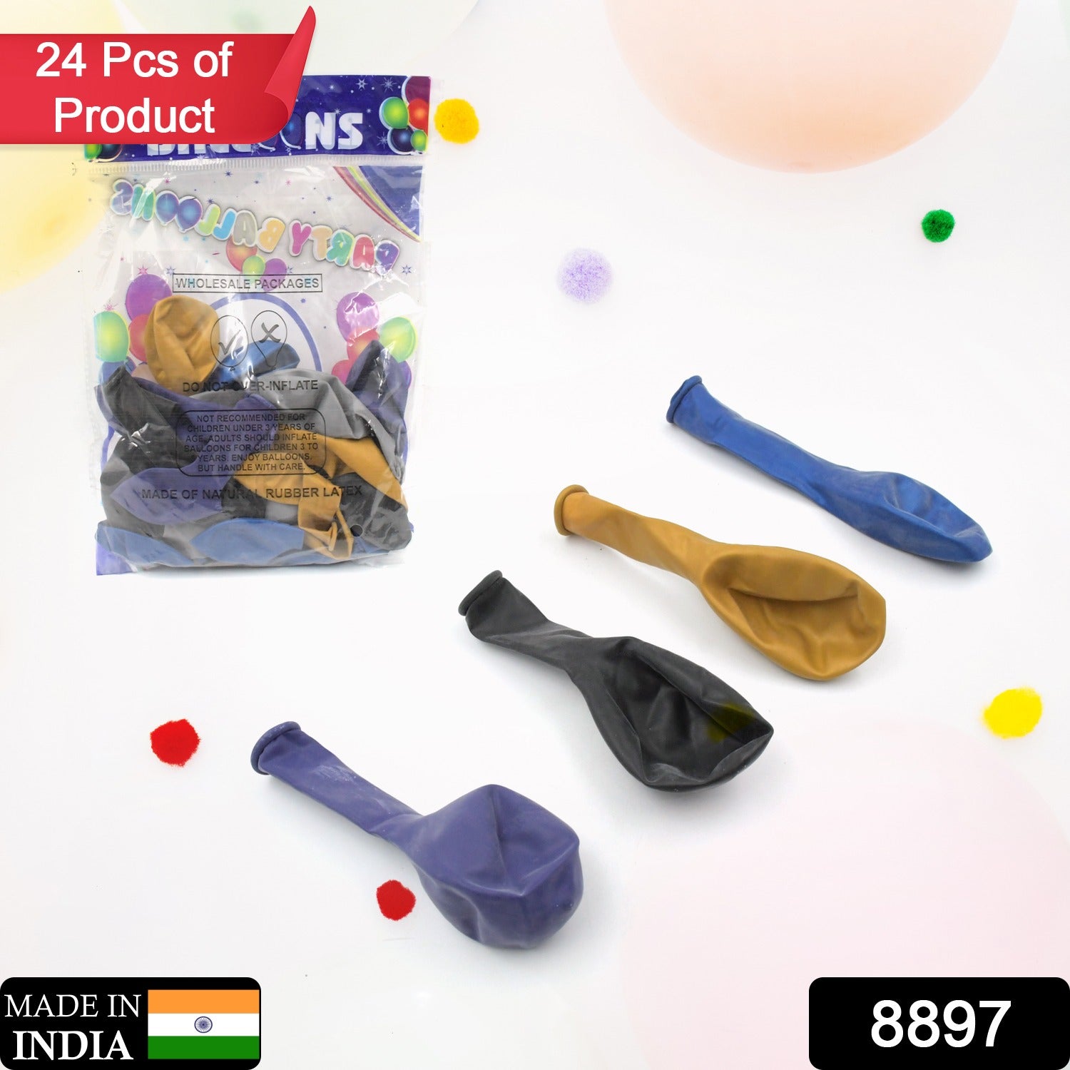 Festive party balloons