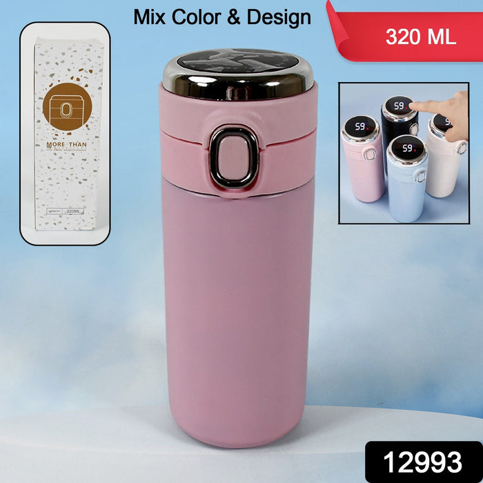 Smart Vacuum Insulated Water Bottle with LED Temperature Display, Cold & Hot | Leak Proof | Office Bottle | Gym | Home | Kitchen | Hiking | Trekking | Travel Bottle  (Mix Color & Design)