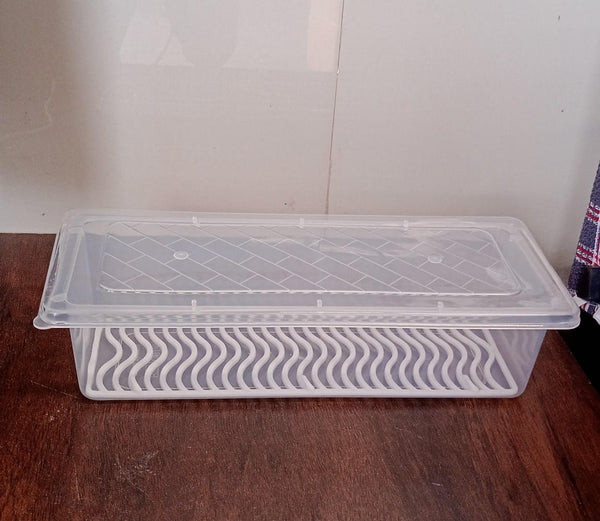 Food Storage Container ? 1500ml with Drain Plate | Tidy Table