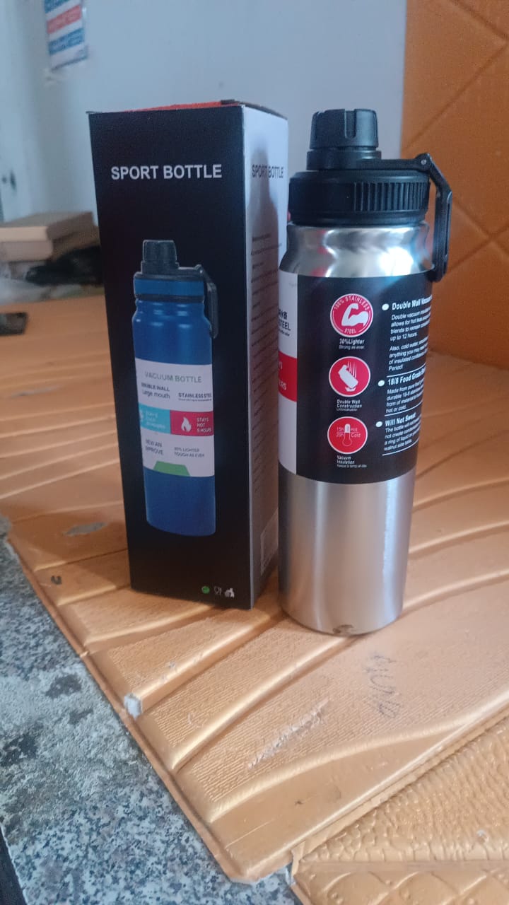 Customize Stainless Steel Double Wall Vacuum-Insulated Drink Water Bottle (800 ML)