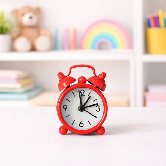 Classic Analog Twin Bell Alarm Clock for Desk, Bedside & Study Table ( 1 PC ANY COLOR)