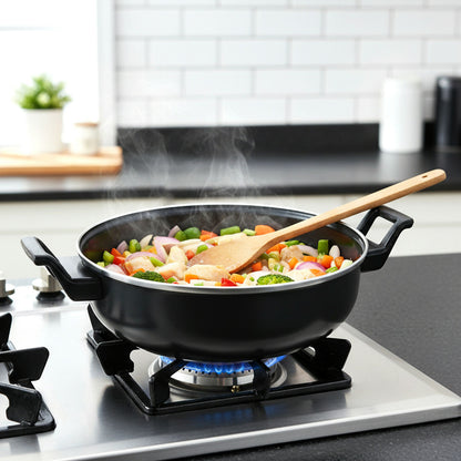 Multipurpose Kitchen Cooking Pan for Frying, Stir Fry, Curry & Vegetable Cooking