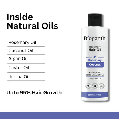 Rosemary Coconut Herbal Hair Oil with Natural Oils for Hair Care (200 ml)