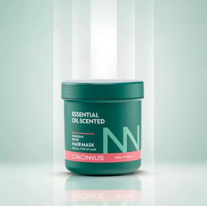 Easy application of nourishing and repairing hair mask at home