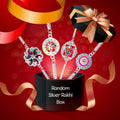 Silver Rakhi for Brother – Traditional Elegance with Surprise Gift