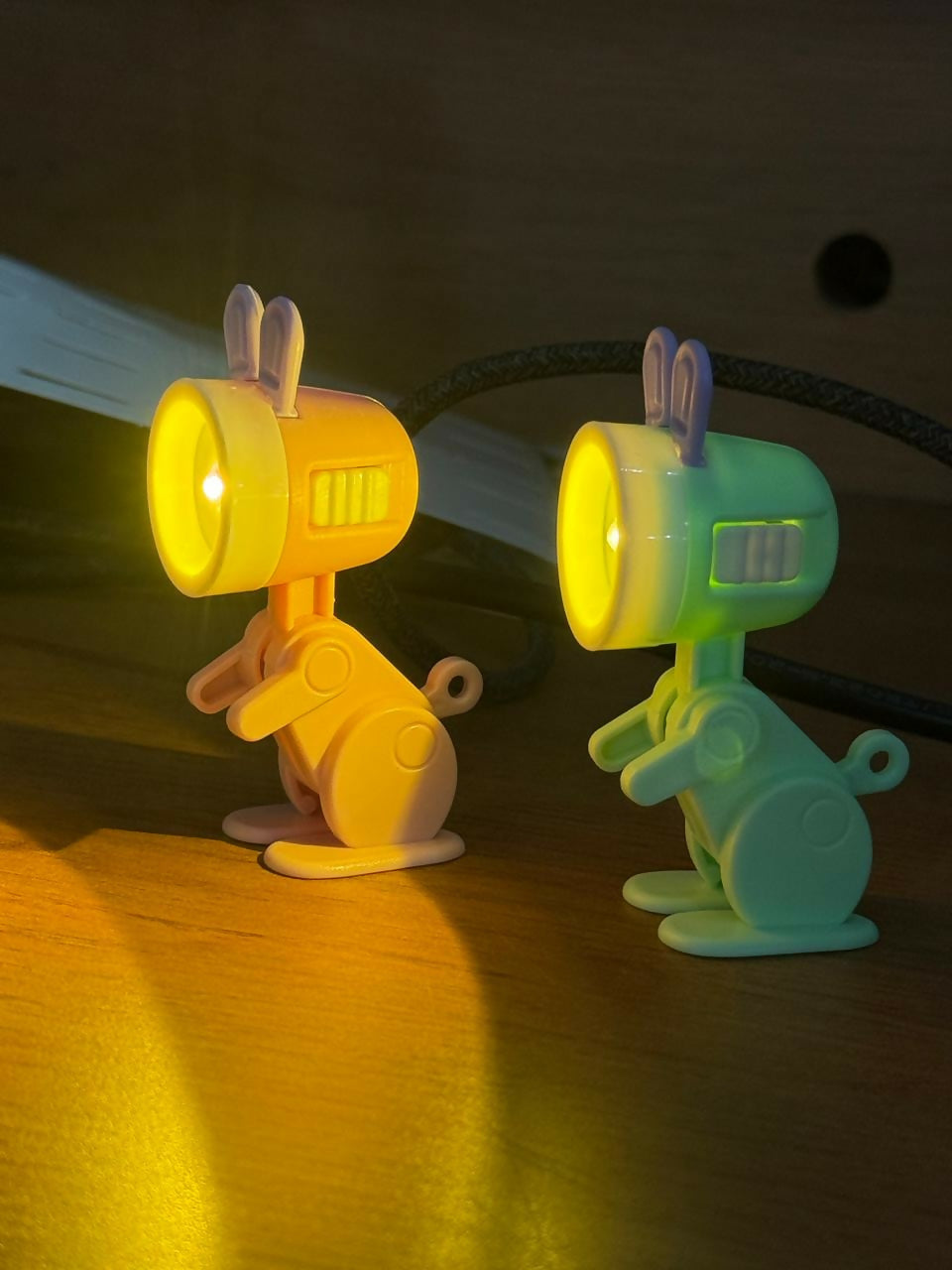Bunny mini LED torch light as a birthday gift for kids
