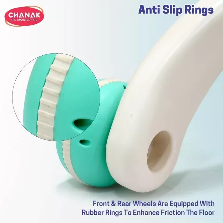 Aditi Happy Feet Baby Walker, Anti-Slip Wheels, Music, Stable Design with Water Tank (9+Month)