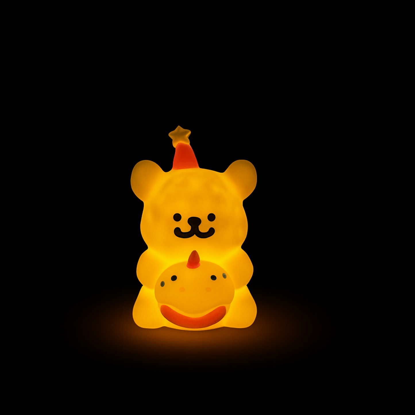 Cute Bear Holding Cake Mini Figurine – Adorable Kids’ Desk & Room Decoration