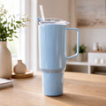 Travel Tumbler 1800 ML with Handle and Straw Lid for Journeys (1 Pc)