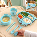 Baby Feeding Set – 7-Piece Bamboo Fibre Dinnerware | Baby Ladle