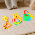 Baby Rattle Set – 3-Piece Colorful Animal Shape Teething Toys