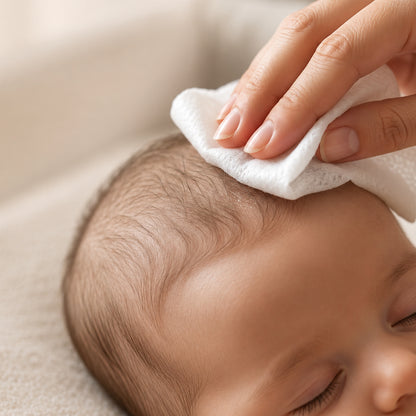 Soft cleansing wipes for babies