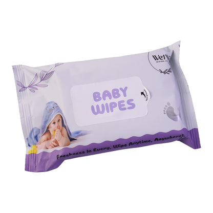 Baby wipes for diaper change use