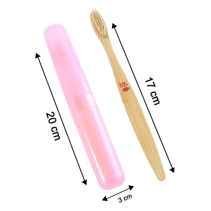 2 इन 1 सॉफ्ट टूथब्रश और जीभ टूथब्रश कवर क्लीनर स्क्रैपर के साथ पुरुषों और महिलाओं, बच्चों, वयस्कों के लिए प्लास्टिक टूथब्रश कवर / केस / होल्डर (1 पीस)