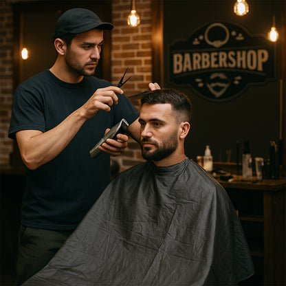 Professional Hair Cutting Cape for Salon & Home Use (1 Pc)