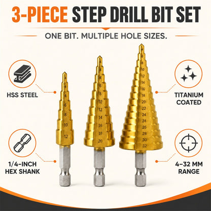 0437_3pc_stepdrill features