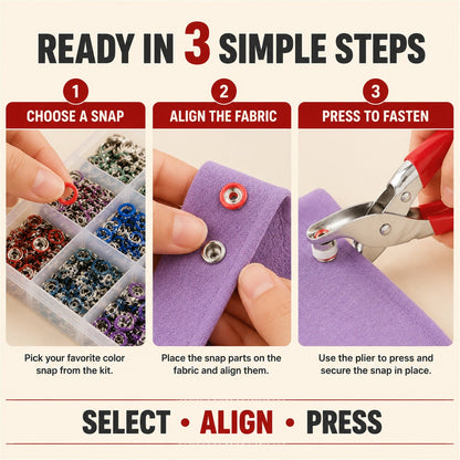 15613_snap_button_fastener_plier_kit usage guide