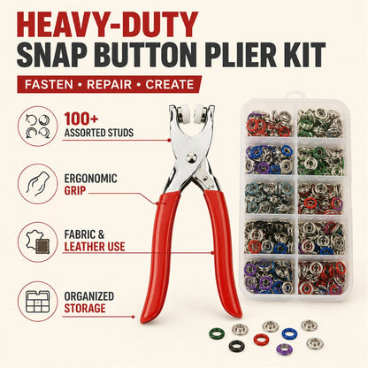15613_snap_button_fastener_plier_kit features