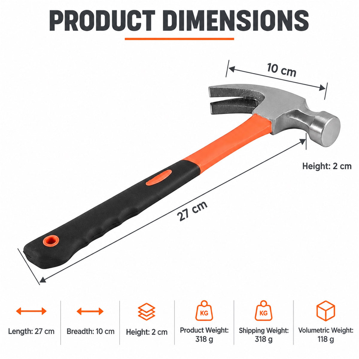 9081_28cm_hammer_nail_remover product dimensions